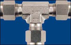 Stainless Steel SS 304 316 AISI Stamped Tees Twin Ferrule&nbsp;